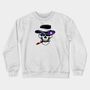 Cowboy Space Skull Crewneck Sweatshirt